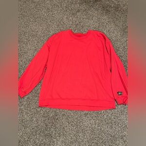 Daily Drills Bold Red Oversized Crewneck - M/L